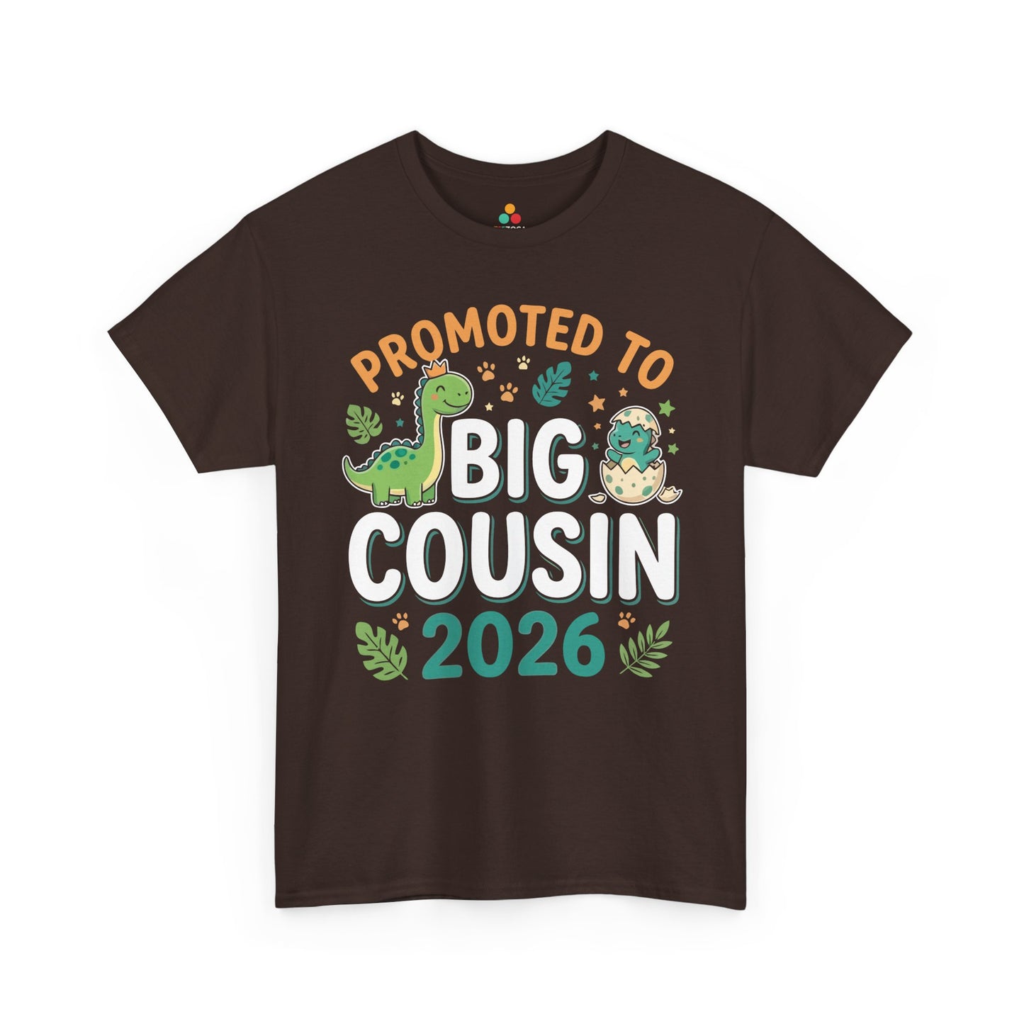 Promoted to Big Cousin 2026 Funny Family Announcement Unisex T-shirt | TEEZOCA 