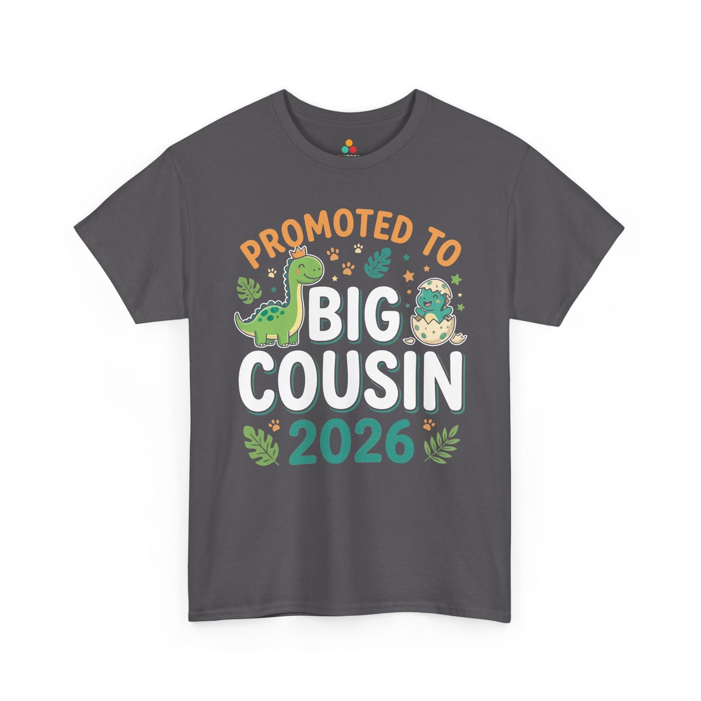 Promoted to Big Cousin 2026 Funny Family Announcement Unisex T-shirt | TEEZOCA 