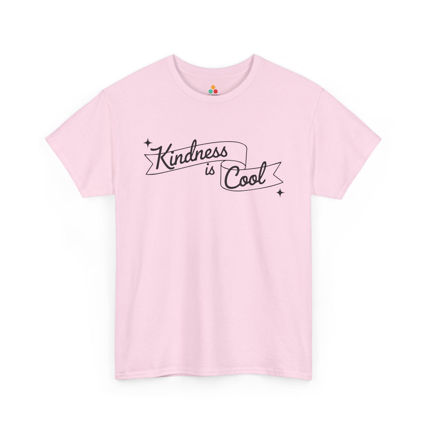 TEEZOCA kindness awareness Unisex T-shirt flowing script typography Kindness Is Cool Unisex T-Shirt | Unity Day Be Kind Positive Message Tee | TEEZOCA 