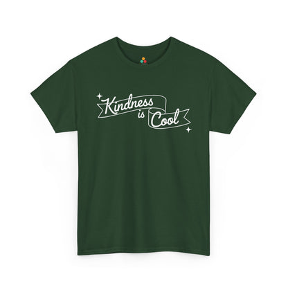 TEEZOCA kindness is cool Unisex T-shirt handwritten banner typography Kindness Is Cool Unisex T-Shirt | Unity Day Be Kind Positive Message Tee | TEEZOCA 