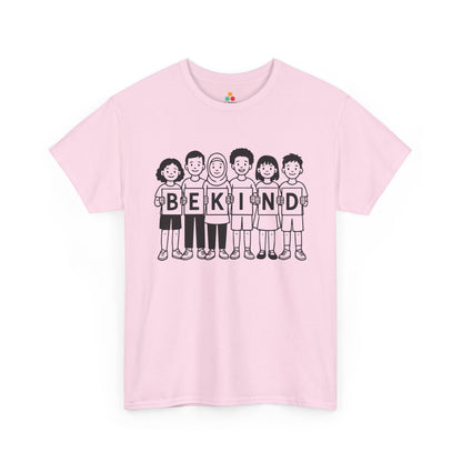 TEEZOCA kindness message Unisex T-shirt kids holding letters Be Kind Unisex T-Shirt for Unity Day Anti-Bullying Awareness | TEEZOCA 