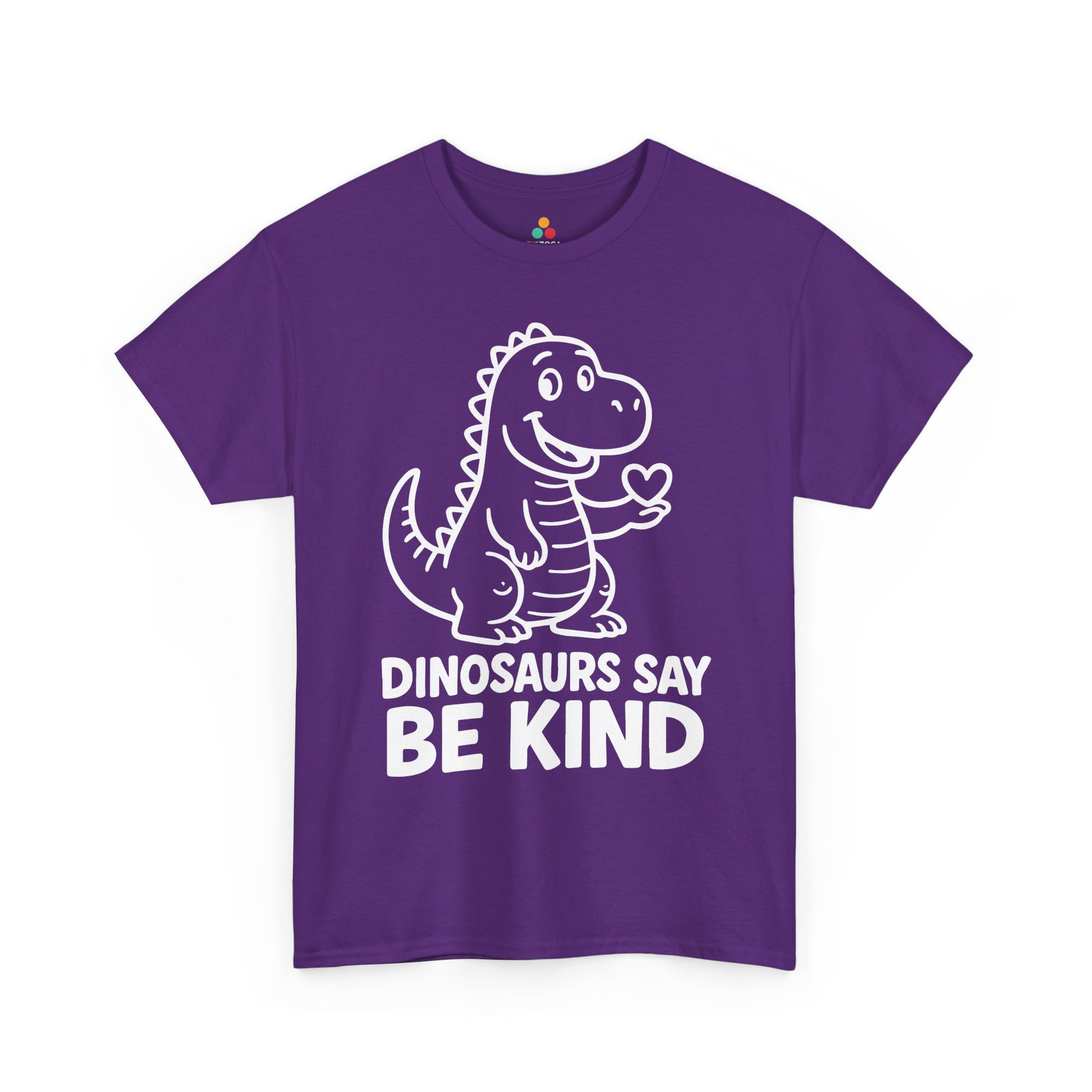 TEEZOCA kindness message dinosaur Unisex T-shirt Dinosaurs Say Be Kind Unity Day Anti-Bullying Awareness Unisex T-shirt | TEEZOCA 