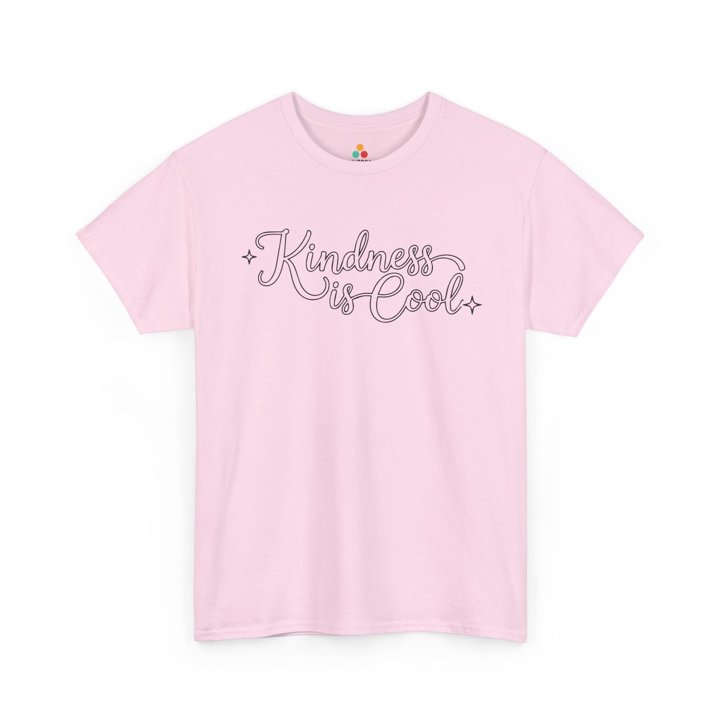 TEEZOCA kindness slogan Unisex T-shirt minimal script style Kindness Is Cool Unisex T-Shirt | Unity Day Positive Message Tee | TEEZOCA 
