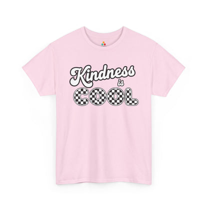 TEEZOCA kindness slogan Unisex T-shirt modern lettering style Kindness Is Cool Unisex T-Shirt | Unity Day Positive Message Tee | TEEZOCA 