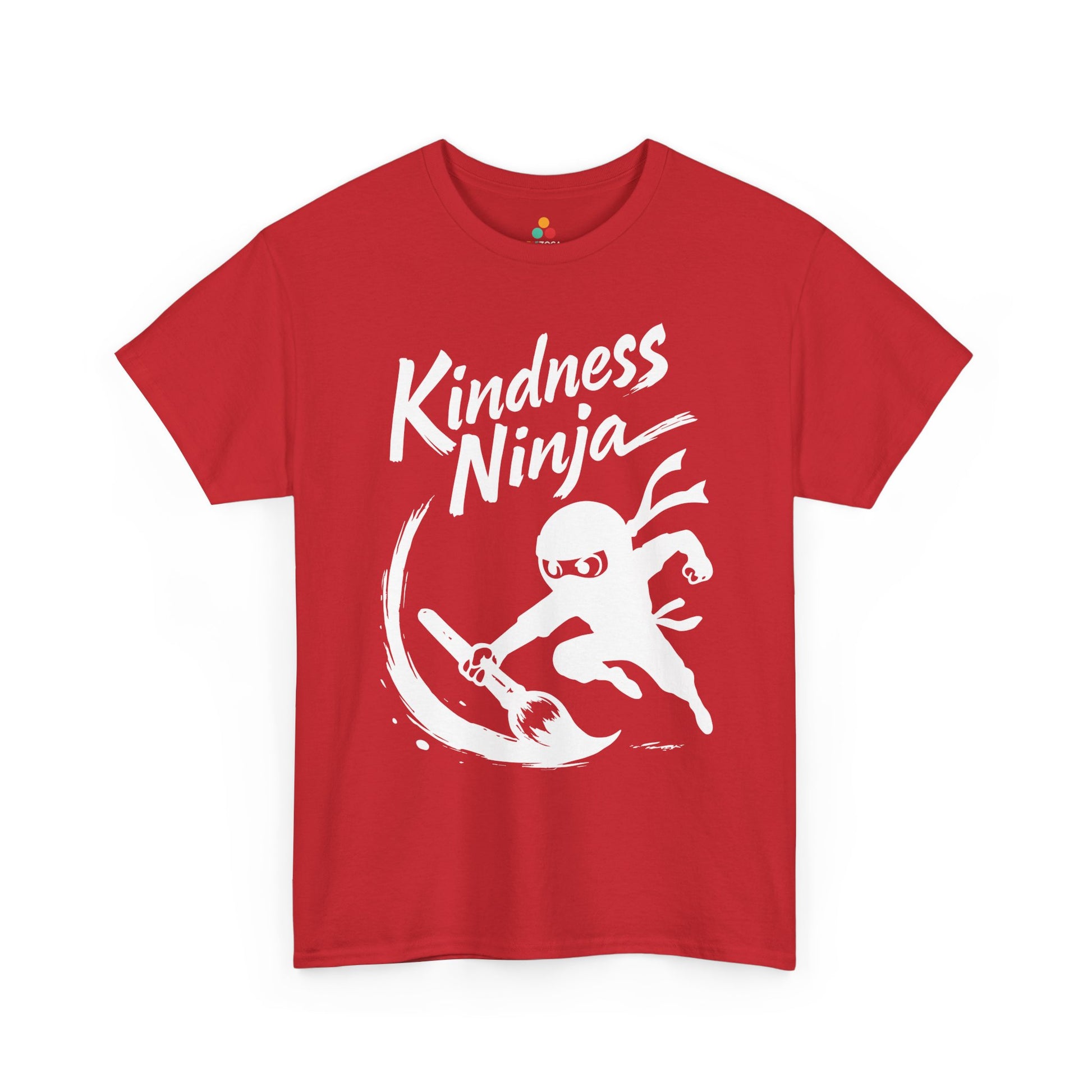 TEEZOCA kindness warrior Unisex T-shirt ninja style illustration Kindness Ninja Unisex T-Shirt | Unity Day Anti-Bullying Graphic Tee | TEEZOCA 