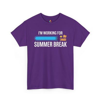 Summer Break Loading Funny Teacher Unisex T-shirt End of School Gift | TEEZOCA 