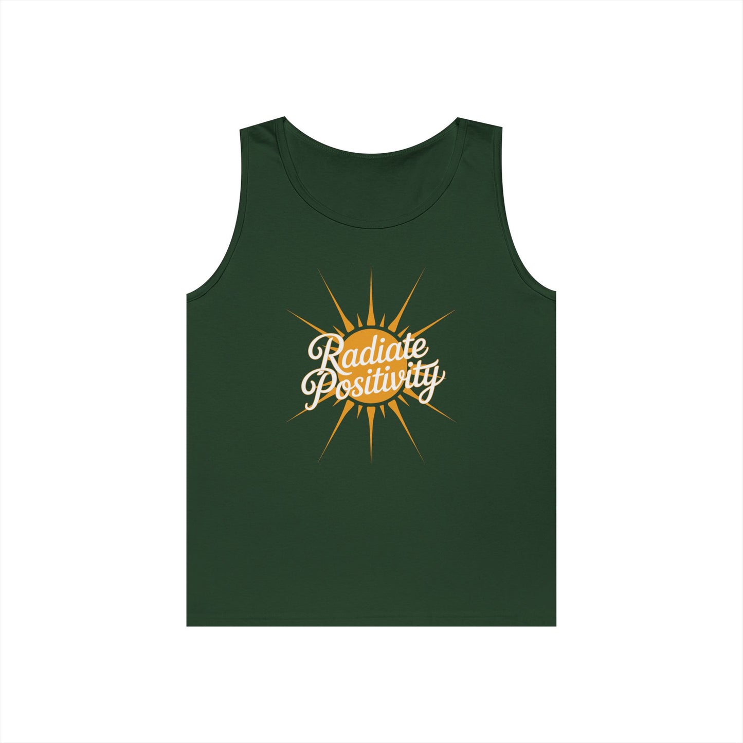 Radiate Positivity Unisex Tank Top for Uplifting Summer Streetwear Style | TEEZOCA 