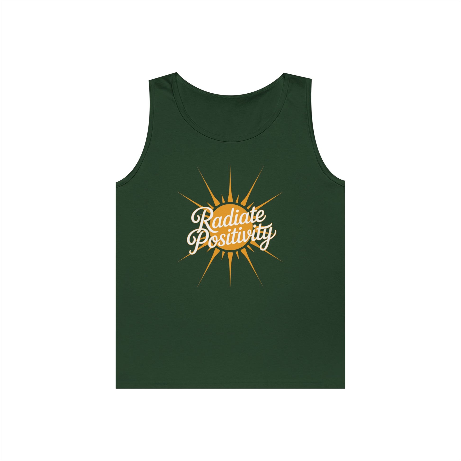 Radiate Positivity Unisex Tank Top for Uplifting Summer Streetwear Style | TEEZOCA 