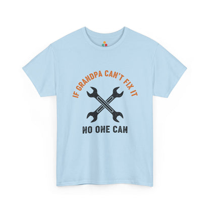 If Grandpa Can’t Fix It No One Can T-Shirt – Funny Mechanic Grandpa Gift | TEEZOCA 