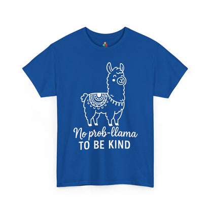 TEEZOCA llama kindness anti-bullying Unisex T-shirt design No Prob-Llama To Be Kind Unity Day Anti-Bullying Awareness Unisex T-shirt | TEEZOCA 
