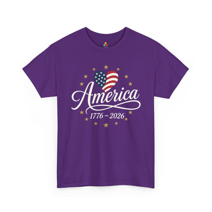 TEEZOCA love america shirt t-shirt with American flag heart tshirt design for patriotic moms, wives, and military families.
