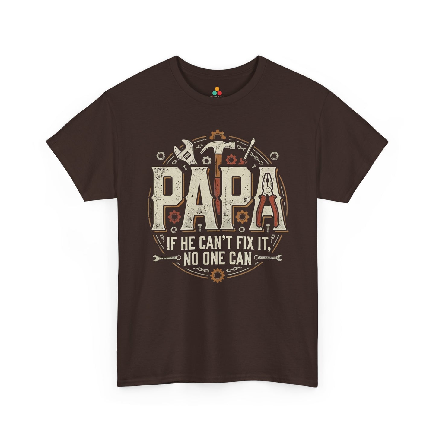 Funny Papa Mechanic If He Can’t Fix It No One Can T-shirt | TEEZOCA 