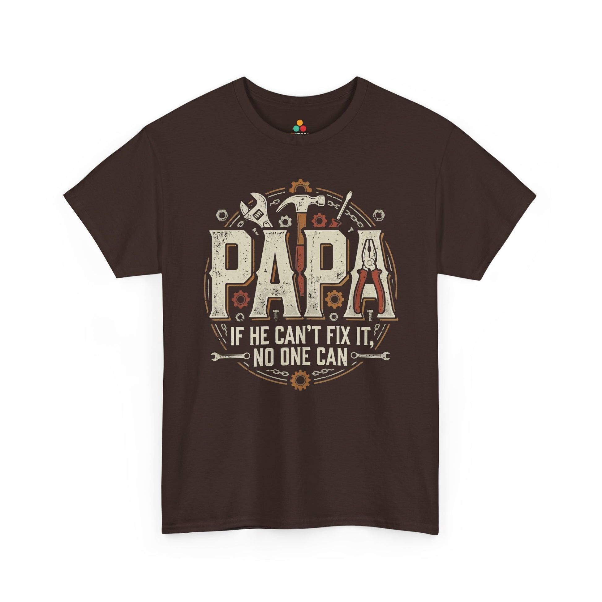 Funny Papa Mechanic If He Can’t Fix It No One Can T-shirt | TEEZOCA 