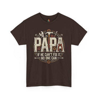 Funny Papa Mechanic If He Can’t Fix It No One Can T-shirt | TEEZOCA 