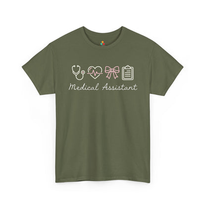 Medical Assistant Aesthetic Cute Bow Healthcare Unisex T-shirt Gift | TEEZOCA 