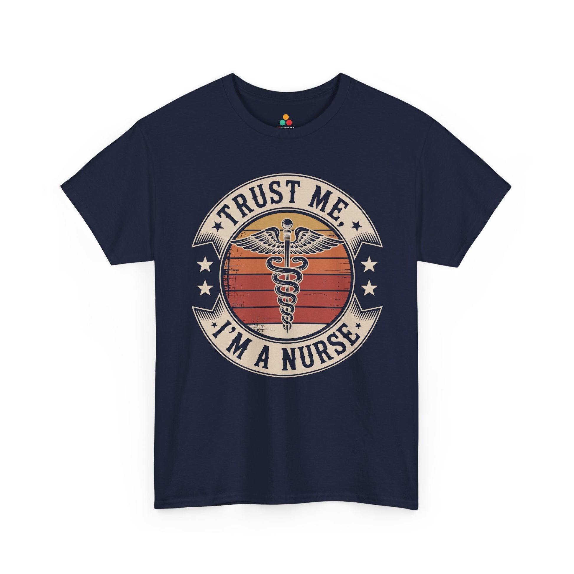 Trust Me I'm A Nurse Vintage Badge Unisex T-shirt | TEEZOCA 
