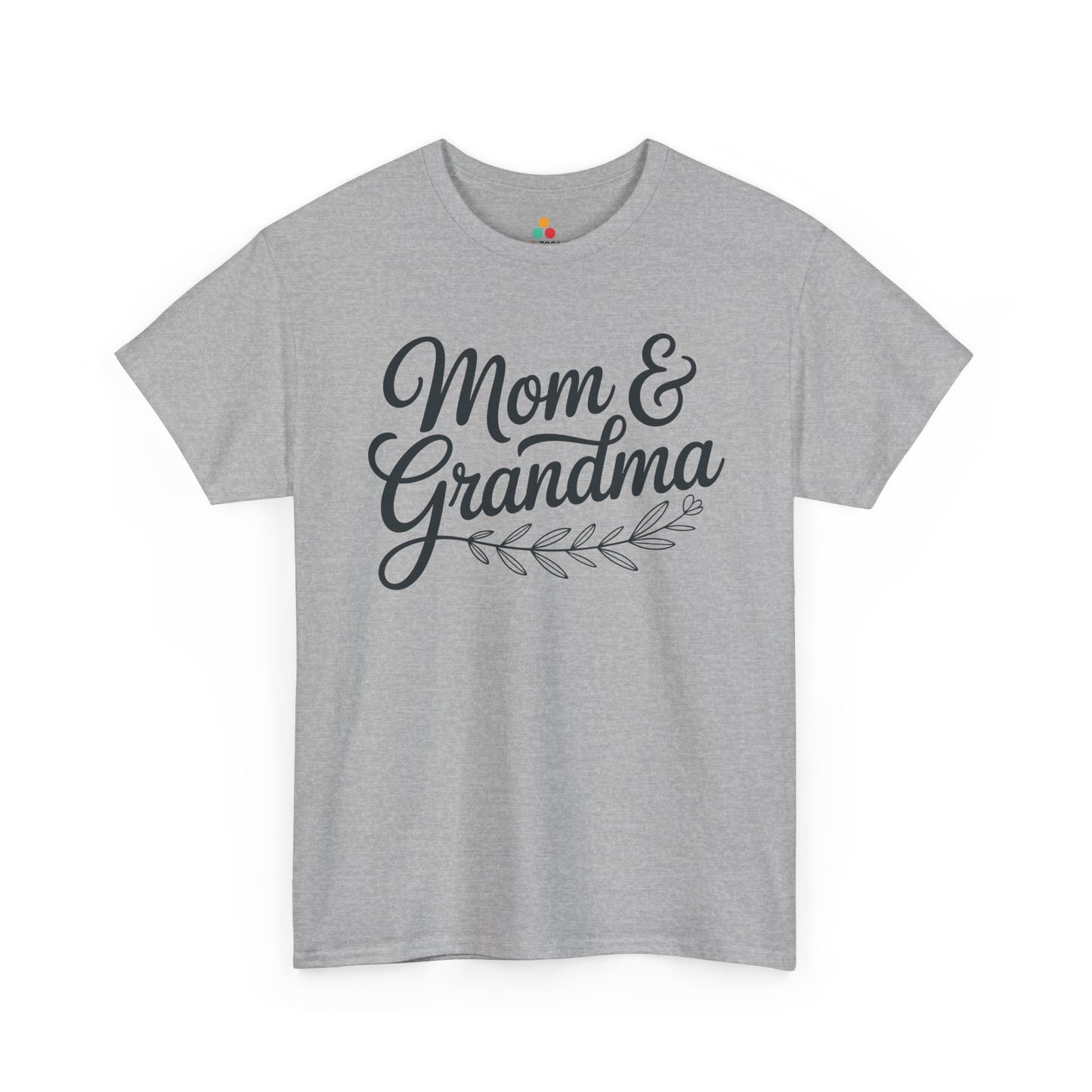 Mom & Grandma Women's T-shirt Minimal Script Mother's Day Gift | TEEZOCA 