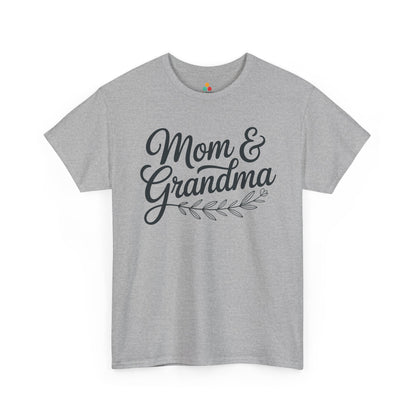 Mom & Grandma Women's T-shirt Minimal Script Mother's Day Gift | TEEZOCA 