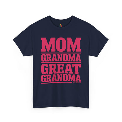 Mom Grandma Great Grandma Women's T-shirt Mother's Day Gift | TEEZOCA 