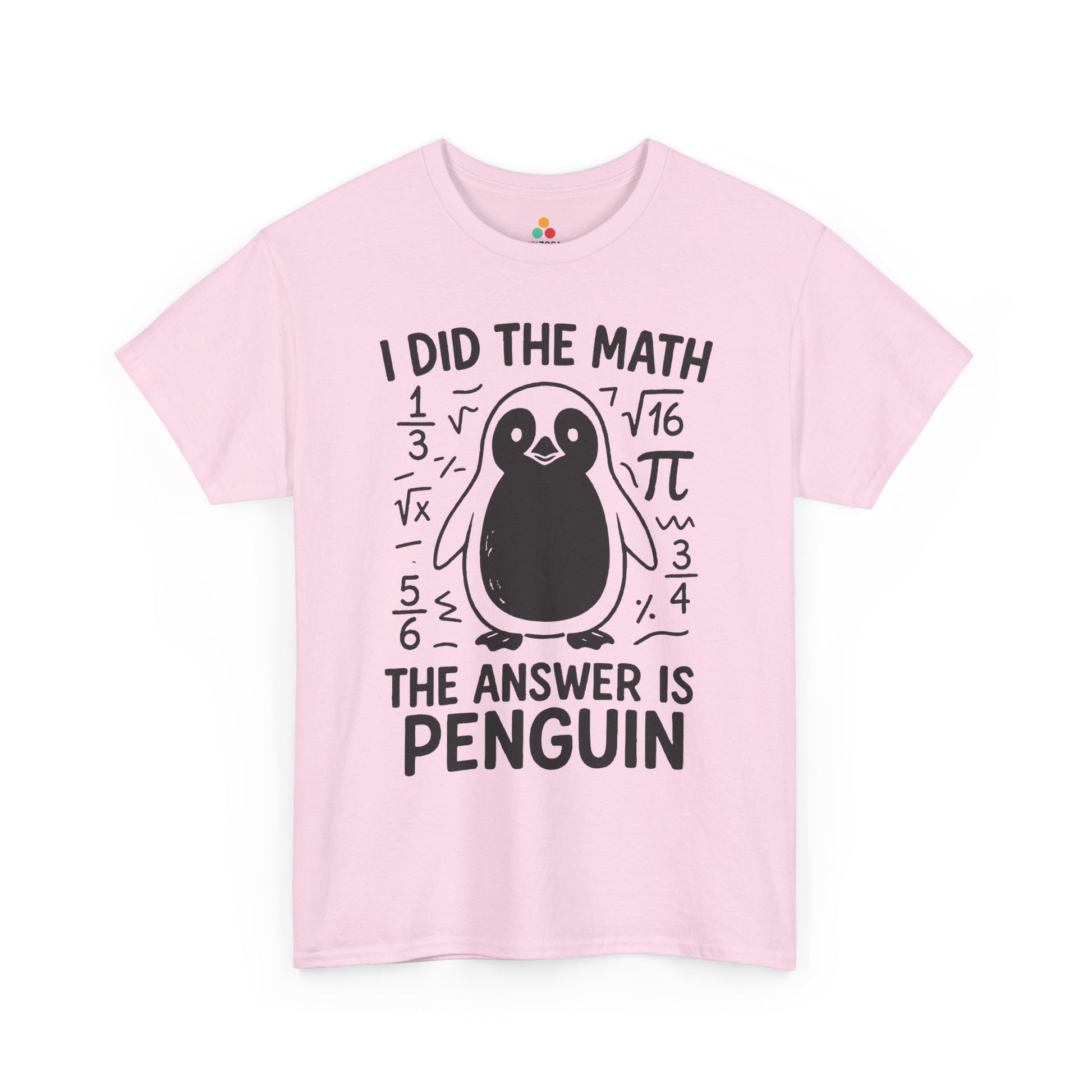 TEEZOCA minimalist penguin math joke shirt I Did The Math Penguin Funny Graphic Unisex T-shirt | TEEZOCA 