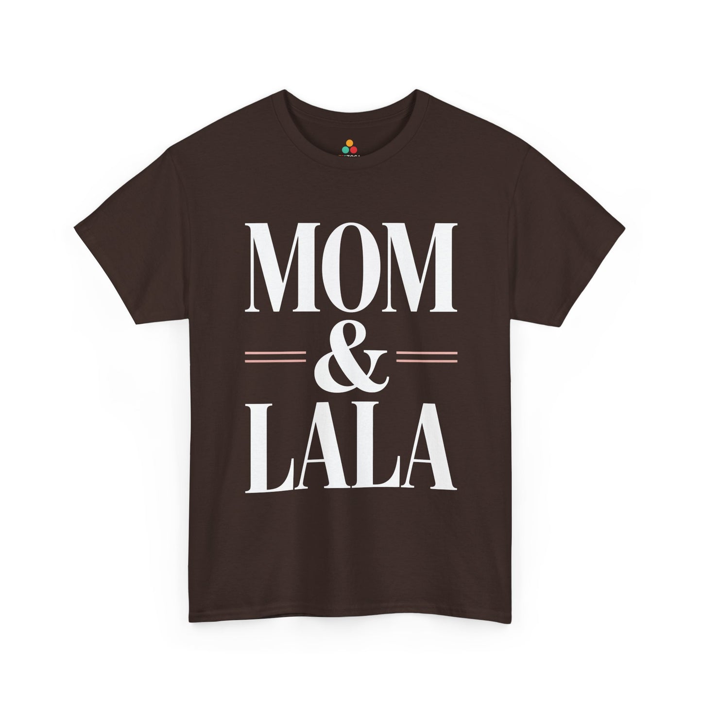Mom and Lala Women's T-shirt Minimalist Mother's Day Gift Idea | TEEZOCA 