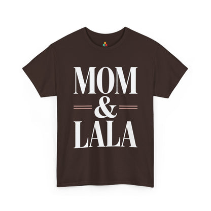Mom and Lala Women's T-shirt Minimalist Mother's Day Gift Idea | TEEZOCA 