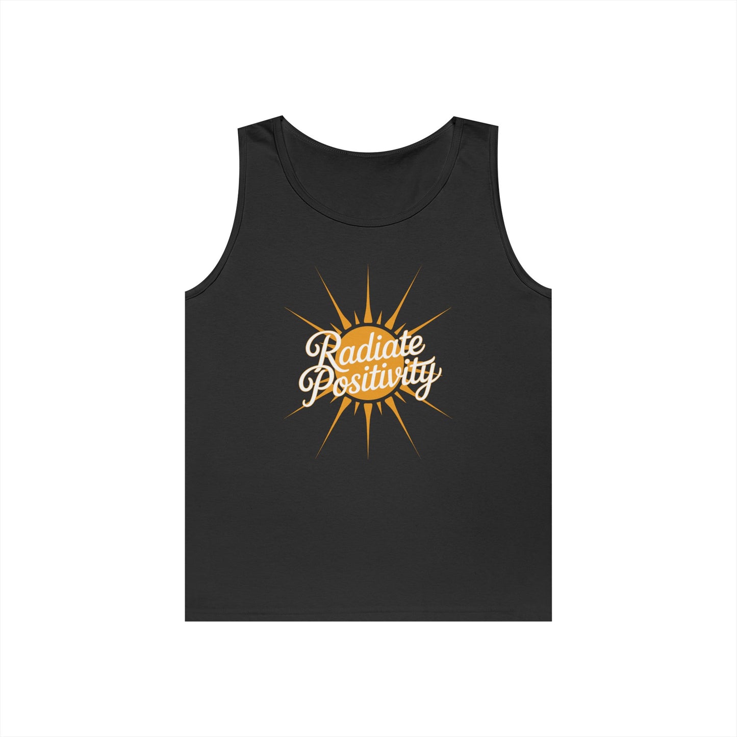 Radiate Positivity Unisex Tank Top for Uplifting Summer Streetwear Style | TEEZOCA 