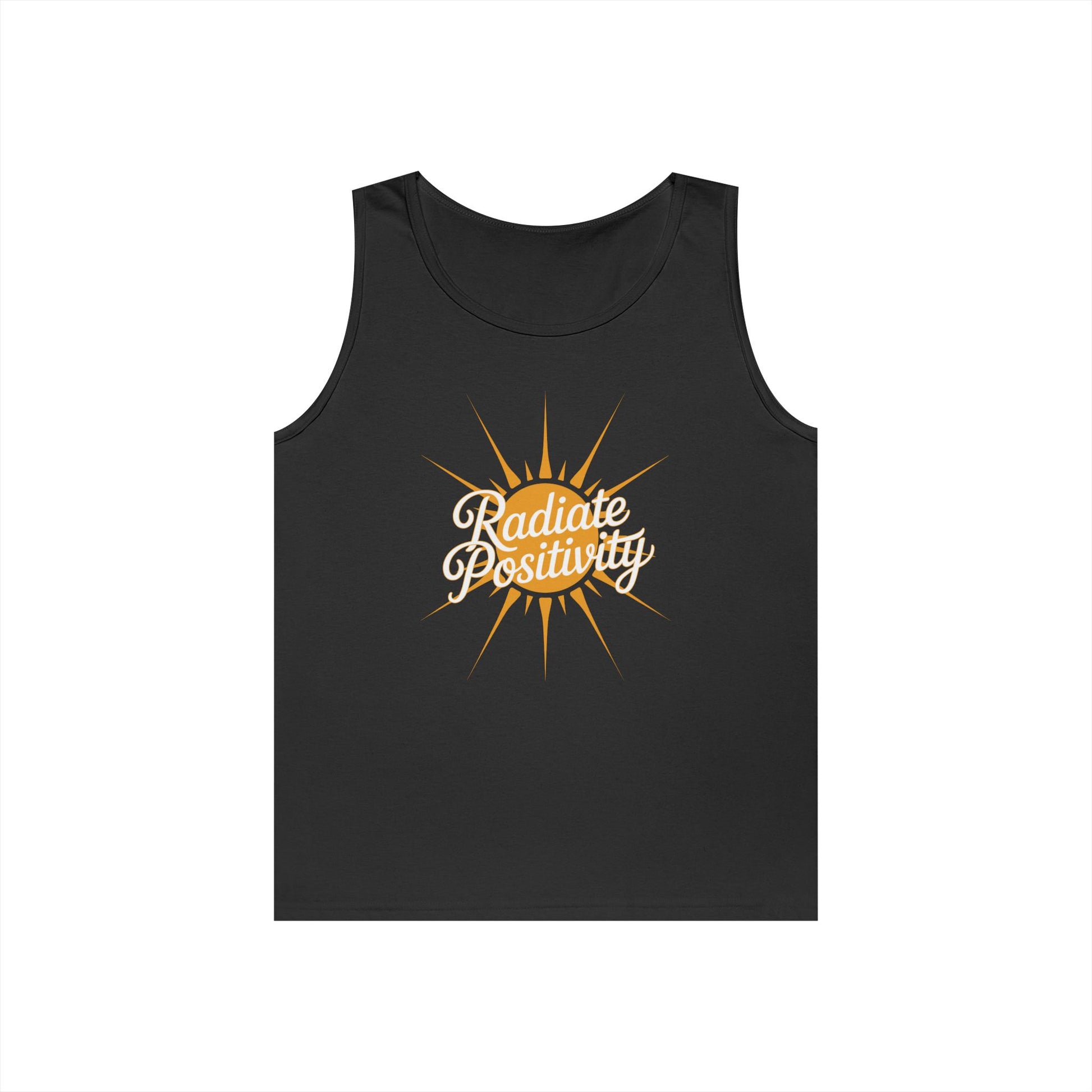 Radiate Positivity Unisex Tank Top for Uplifting Summer Streetwear Style | TEEZOCA 