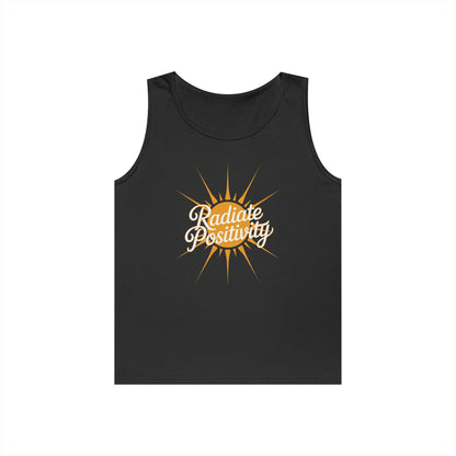 Radiate Positivity Unisex Tank Top for Uplifting Summer Streetwear Style | TEEZOCA 