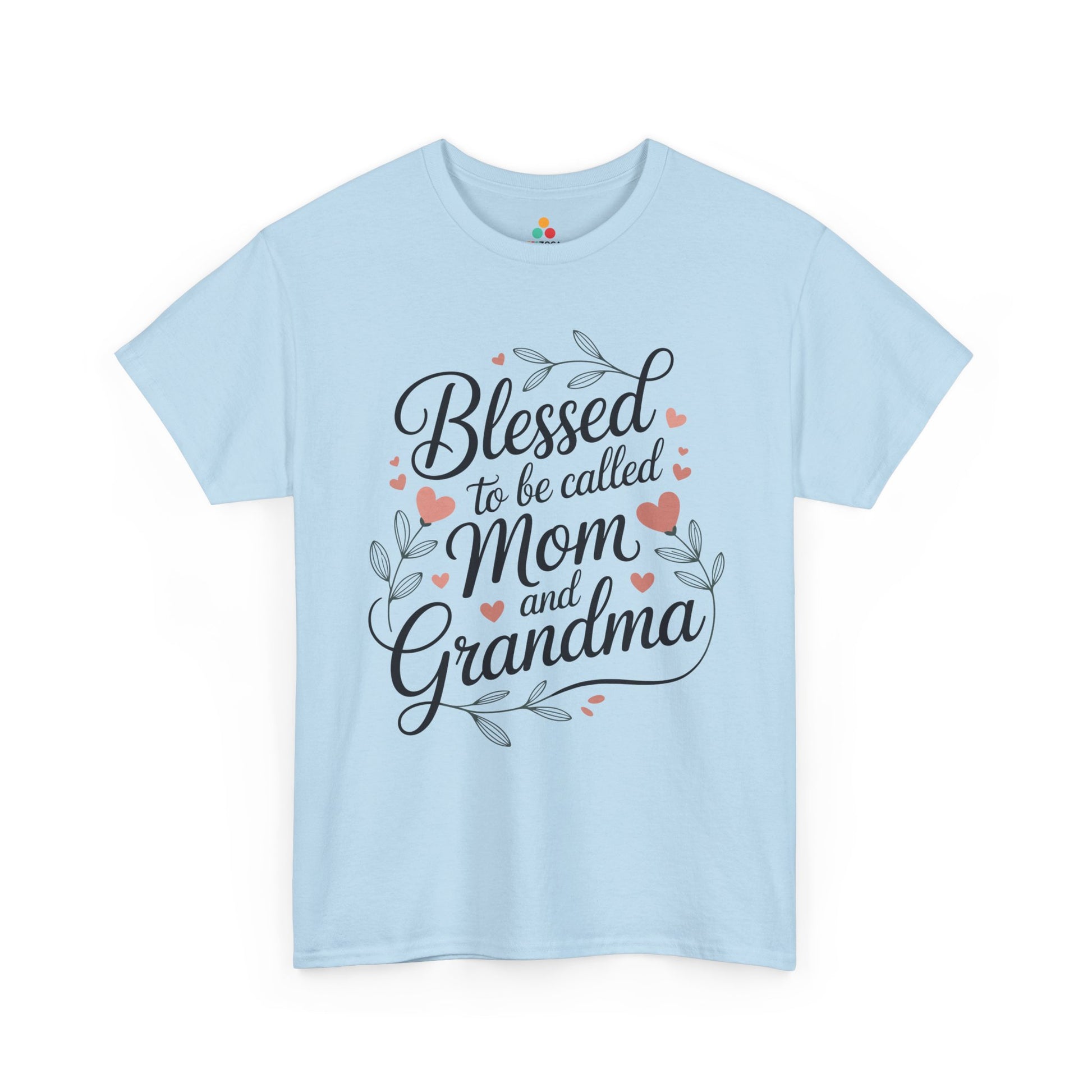 Blessed Mom Grandma Women's T-shirt Cute Mother's Day Gift Floral | TEEZOCA 