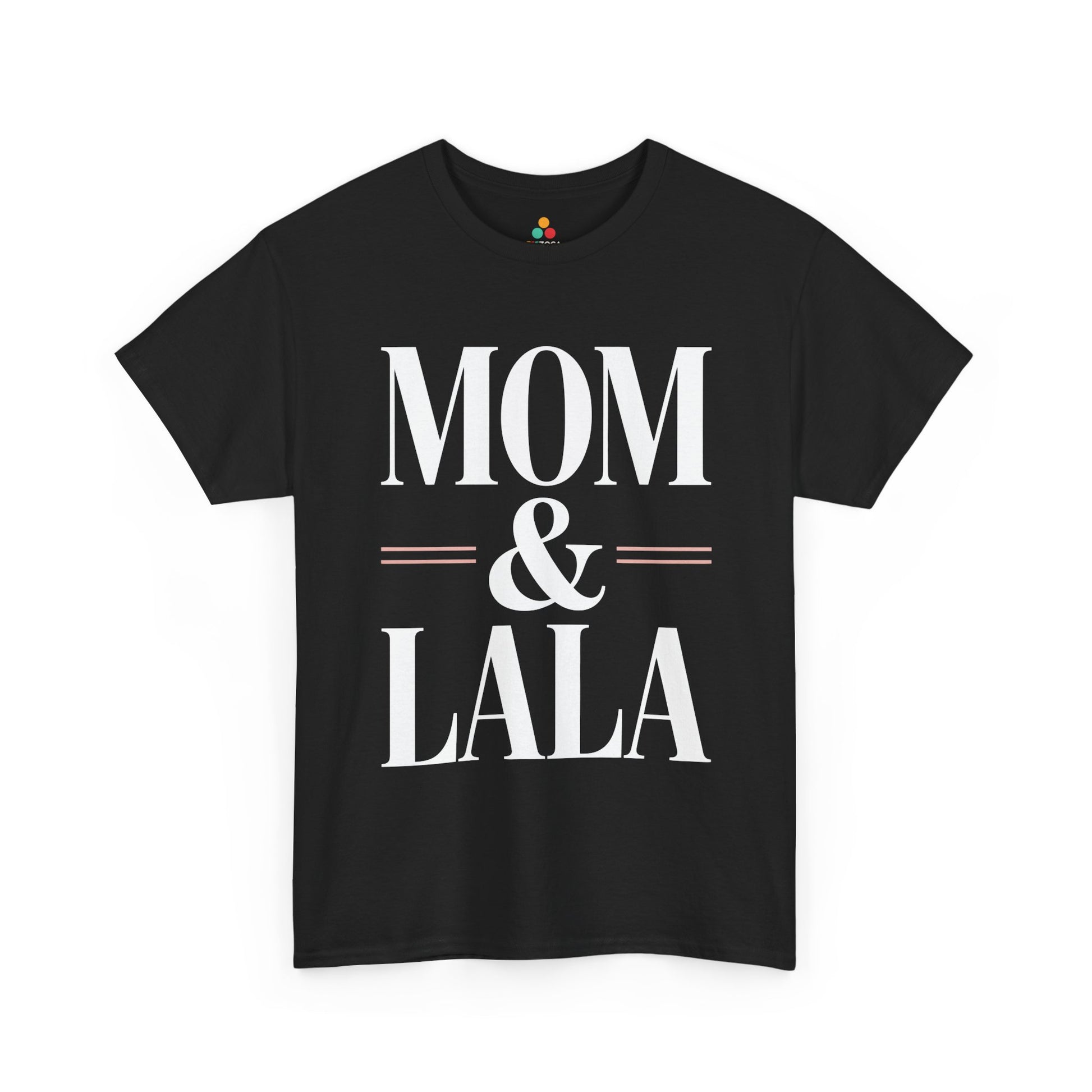 Mom and Lala Women's T-shirt Minimalist Mother's Day Gift Idea | TEEZOCA 