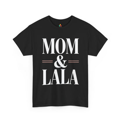 Mom and Lala Women's T-shirt Minimalist Mother's Day Gift Idea | TEEZOCA 