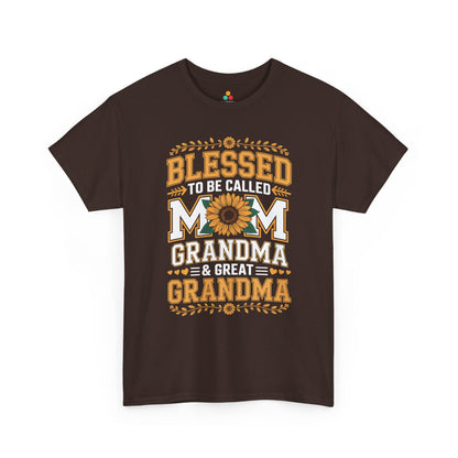 Blessed Mom Grandma Women's T-shirt Mother's Day Gift for Mom | TEEZOCA 
