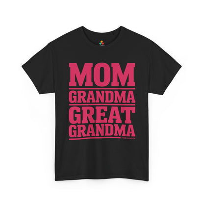Mom Grandma Great Grandma Women's T-shirt Mother's Day Gift | TEEZOCA 