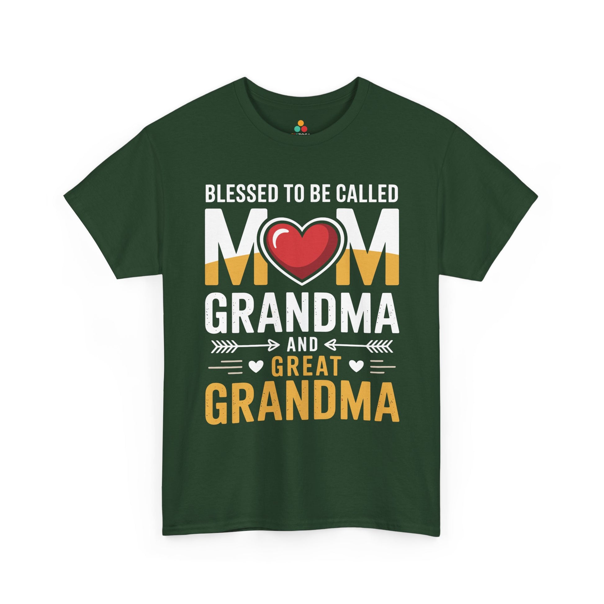 Blessed Mom Grandma Women's T-shirt Mother's Day Gift Mom Grandma Tee | TEEZOCA 