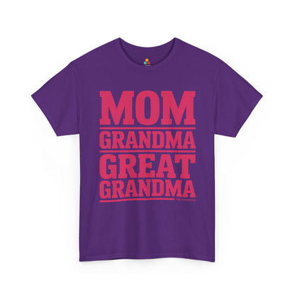 Mom Grandma Great Grandma Women's T-shirt Mother's Day Gift | TEEZOCA 