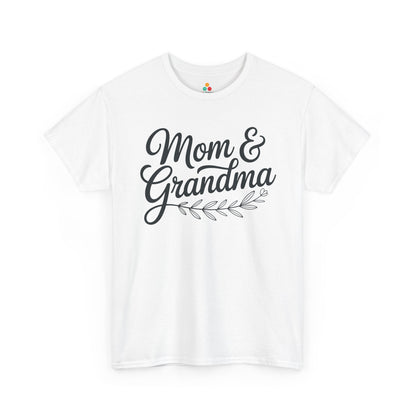 Mom & Grandma Women's T-shirt Minimal Script Mother's Day Gift | TEEZOCA 