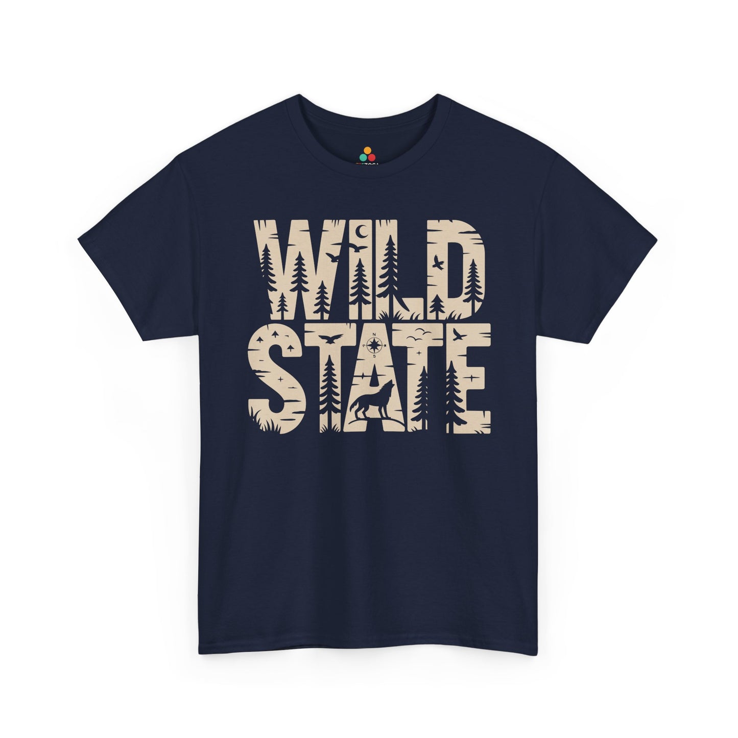 Wild State Forest Graphic Adventure Unisex T-shirt | TEEZOCA 