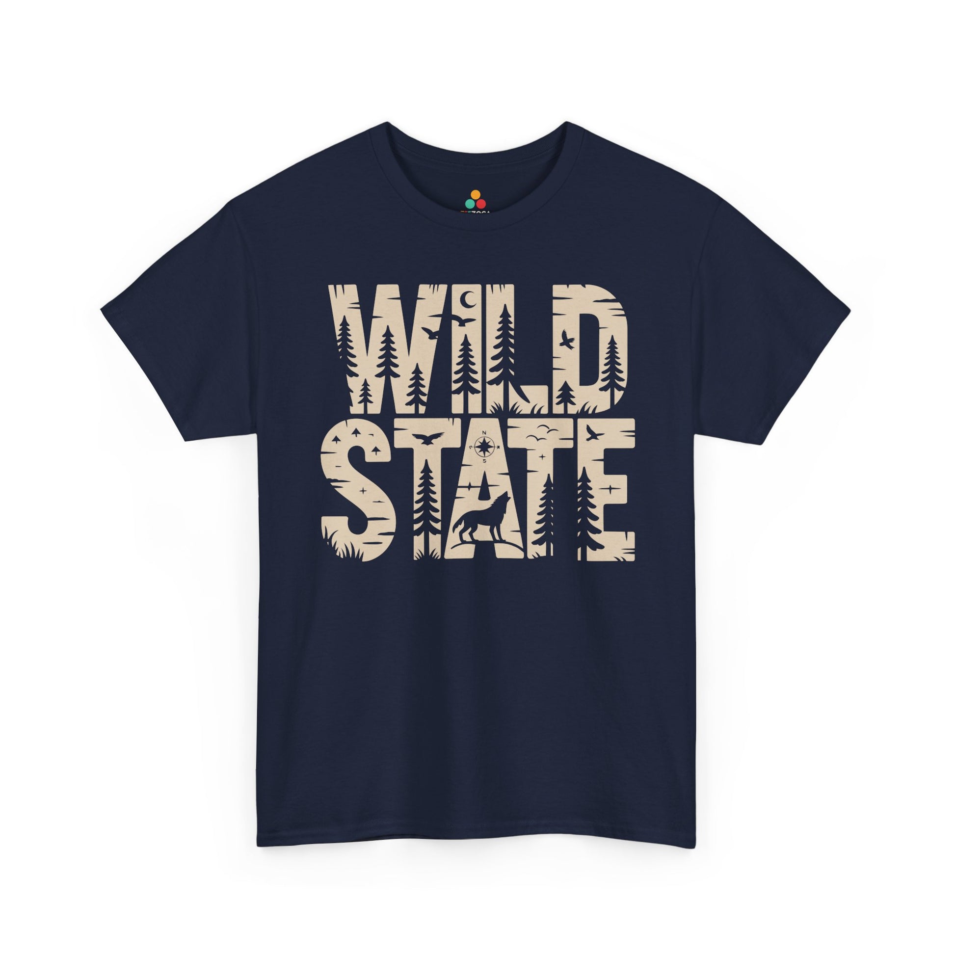 Wild State Forest Graphic Adventure Unisex T-shirt | TEEZOCA 