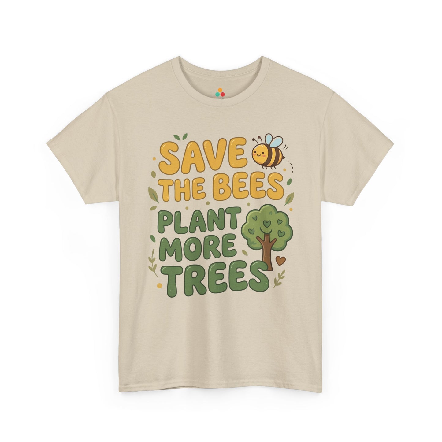 Save the Bees Plant More Trees Cute Eco Unisex T-shirt | TEEZOCA 