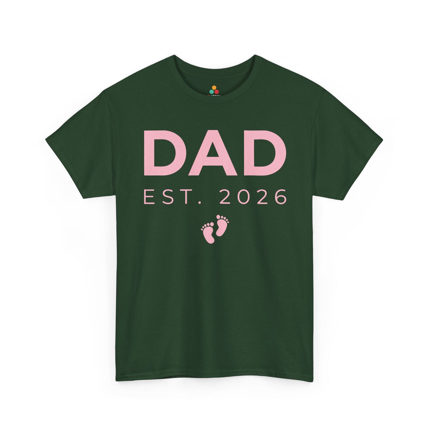Girl Dad 2026 Unisex T-shirt New Dad Baby Girl Announcement | TEEZOCA 