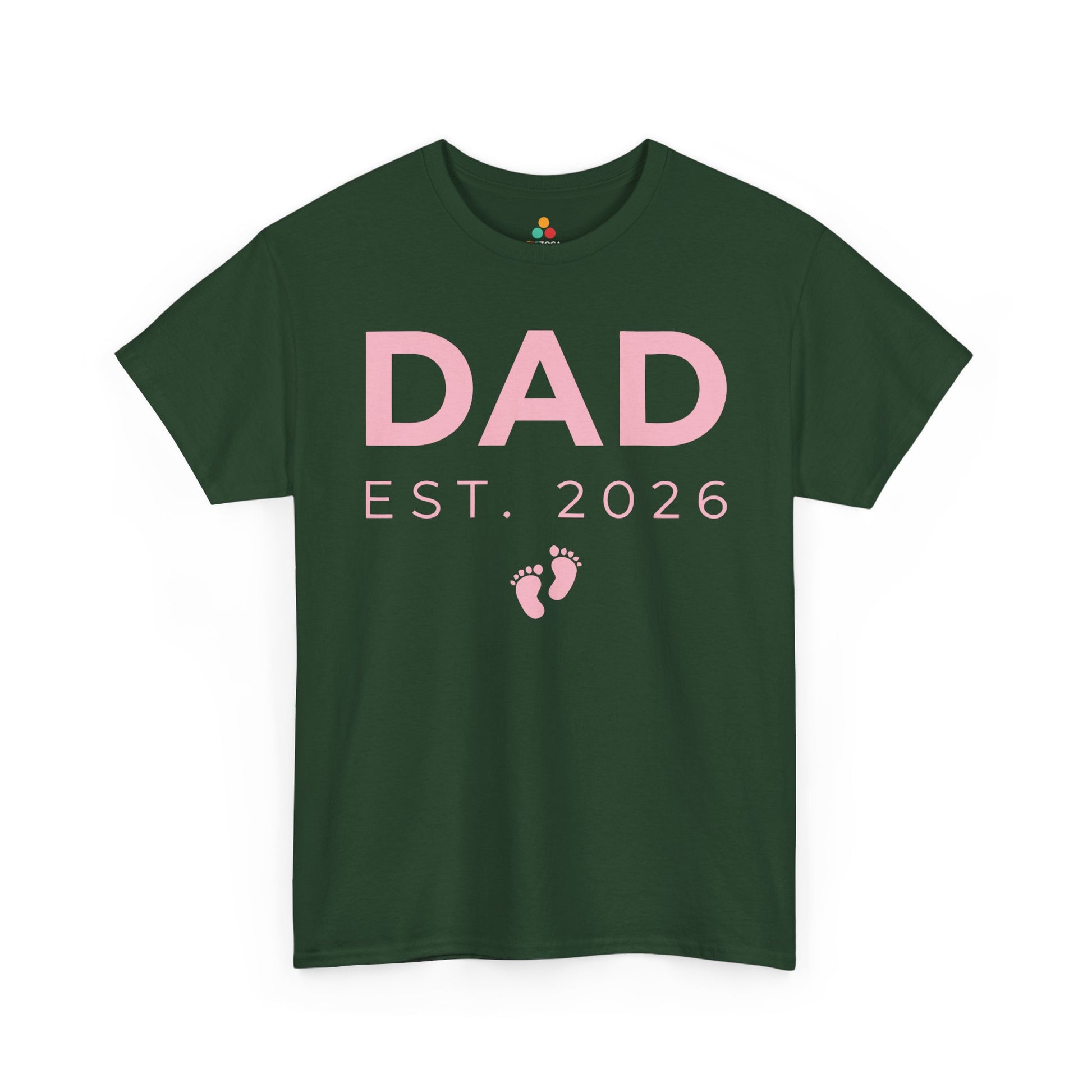 Girl Dad 2026 Unisex T-shirt New Dad Baby Girl Announcement | TEEZOCA 
