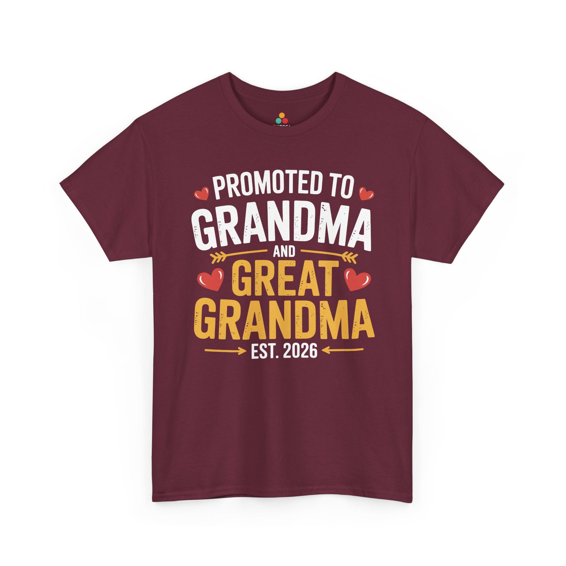 Promoted to Grandma Women's T-shirt Mother's Day Gift New Grandma | TEEZOCA 