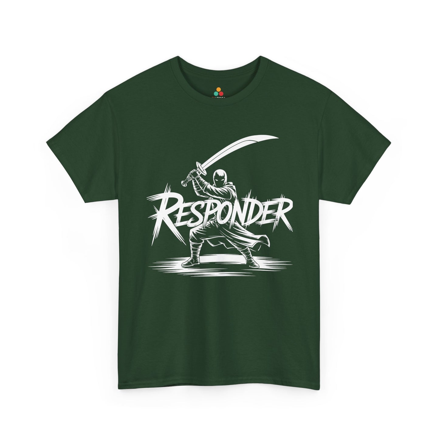 Responder Ninja Warrior Unisex T-shirt – Bold Samurai Street Style | TEEZOCA 
