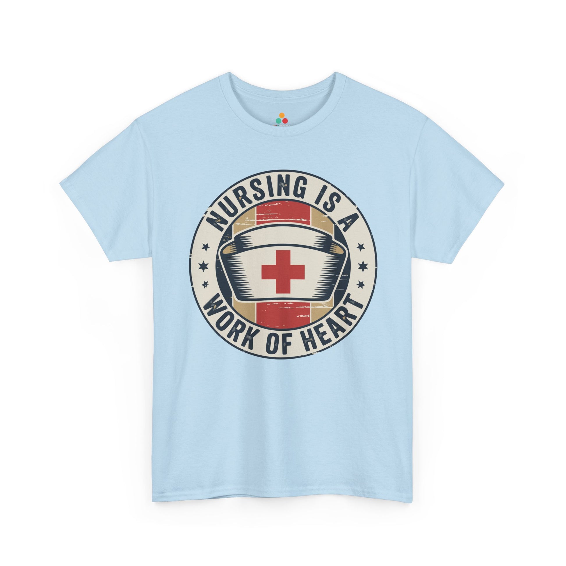 Nursing Is a Work of Heart Unisex T-shirt Nurse Gift | TEEZOCA 