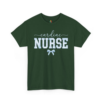 Cardiac Nurse Floral Aesthetic Unisex T-shirt Gift for Nurses | TEEZOCA 
