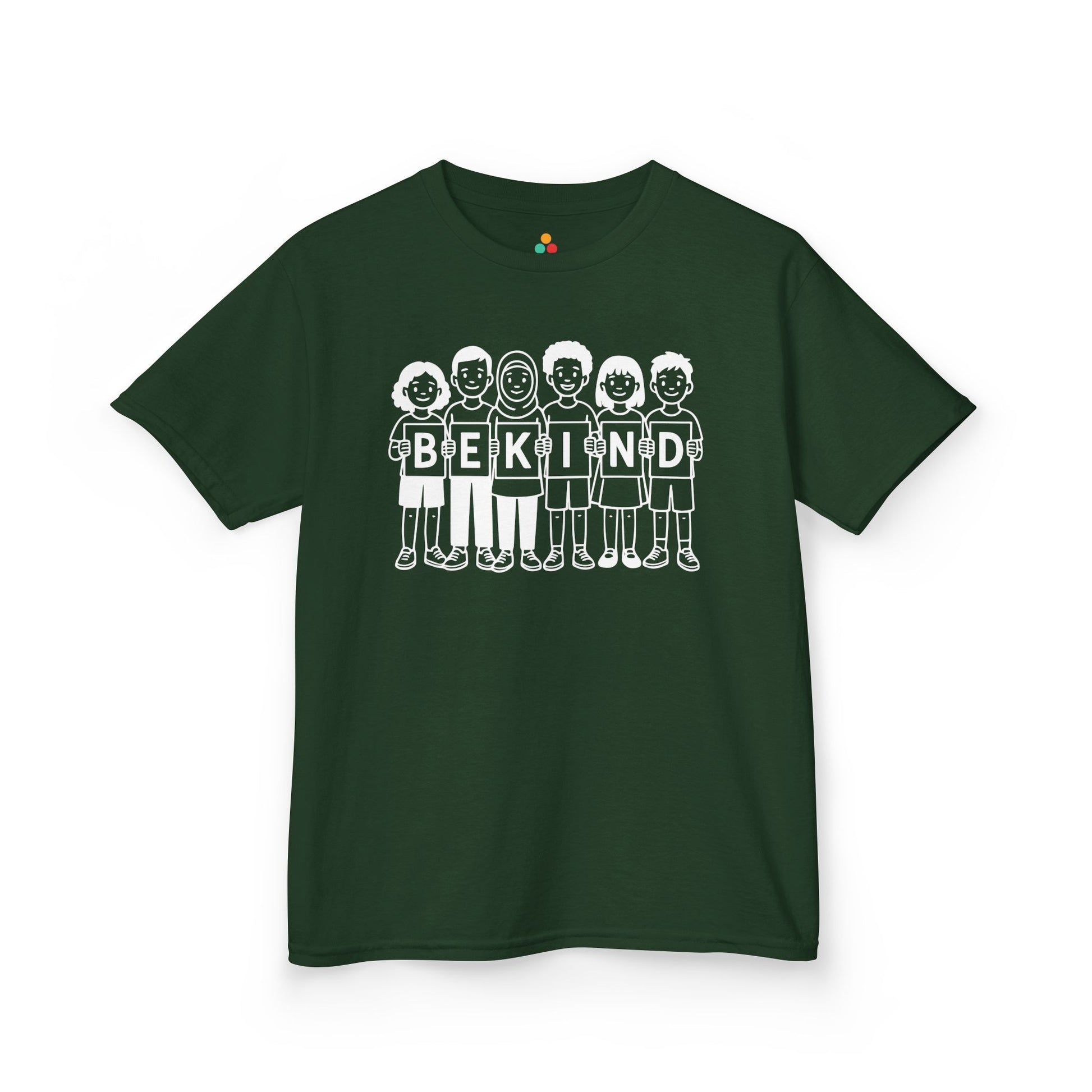 Be Kind Diversity Kids Unisex T-shirt Orange Unity Day Anti-Bullying | TEEZOCA 