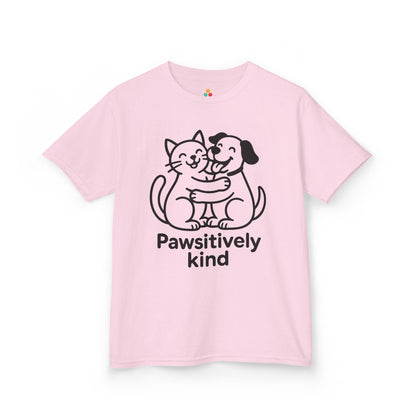 TEEZOCA orange Unity Day anti-bullying pet design Kids T-shirt Pawsitively Kind Orange Unity Day Anti-Bullying Kids T-shirt | TEEZOCA 