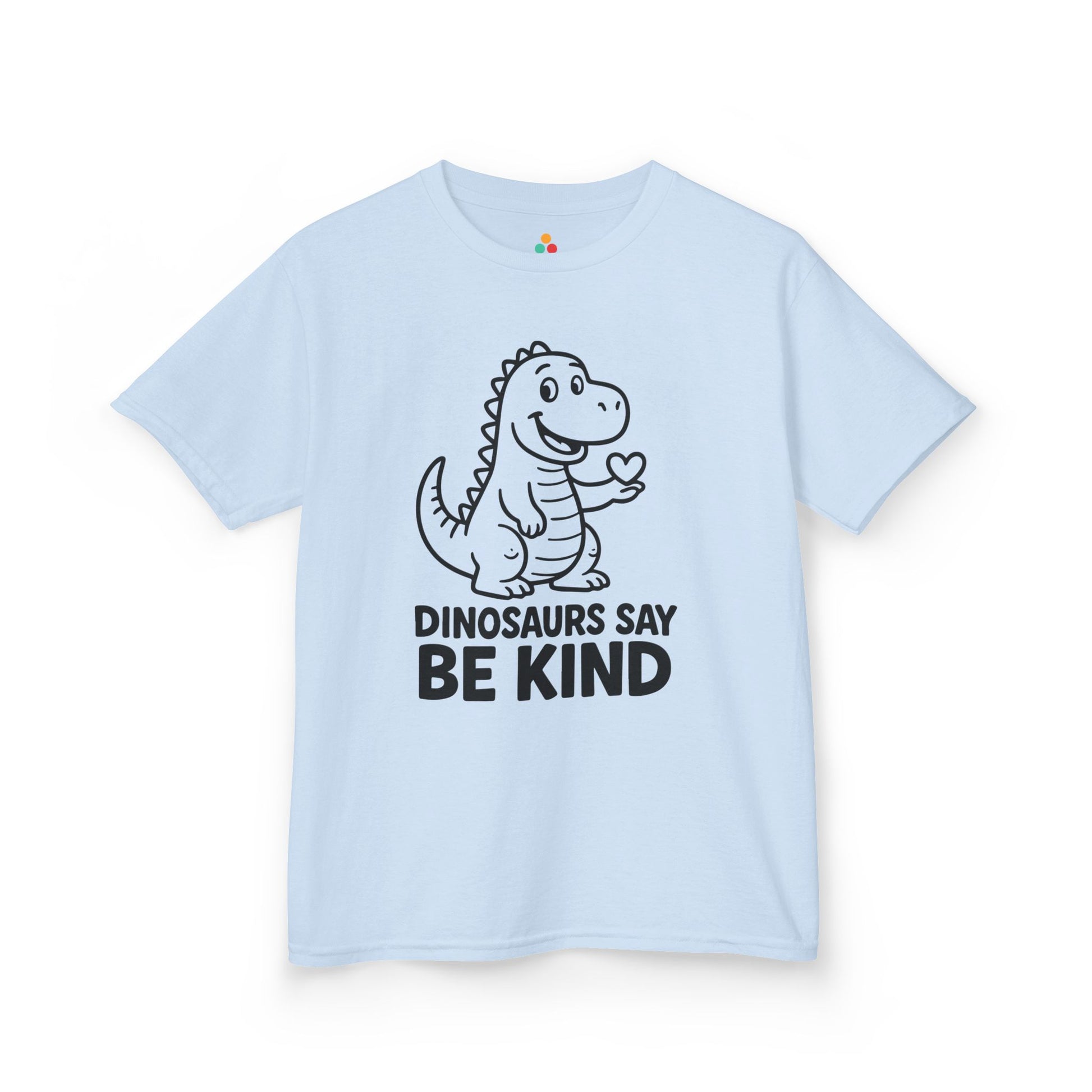 TEEZOCA orange Unity Day dinosaur be kind graphic Kids T-shirt Dinosaurs Say Be Kind Orange Unity Day Kids T-shirt | TEEZOCA 