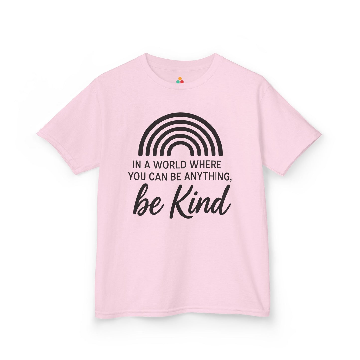 TEEZOCA orange Unity Day inclusive message Kids T-shirt Be Kind Rainbow Orange Unity Day Anti-Bullying Kids T-shirt | TEEZOCA 
